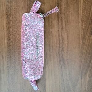 Victoria's Secret Pink Glitter Cosmetic Bag